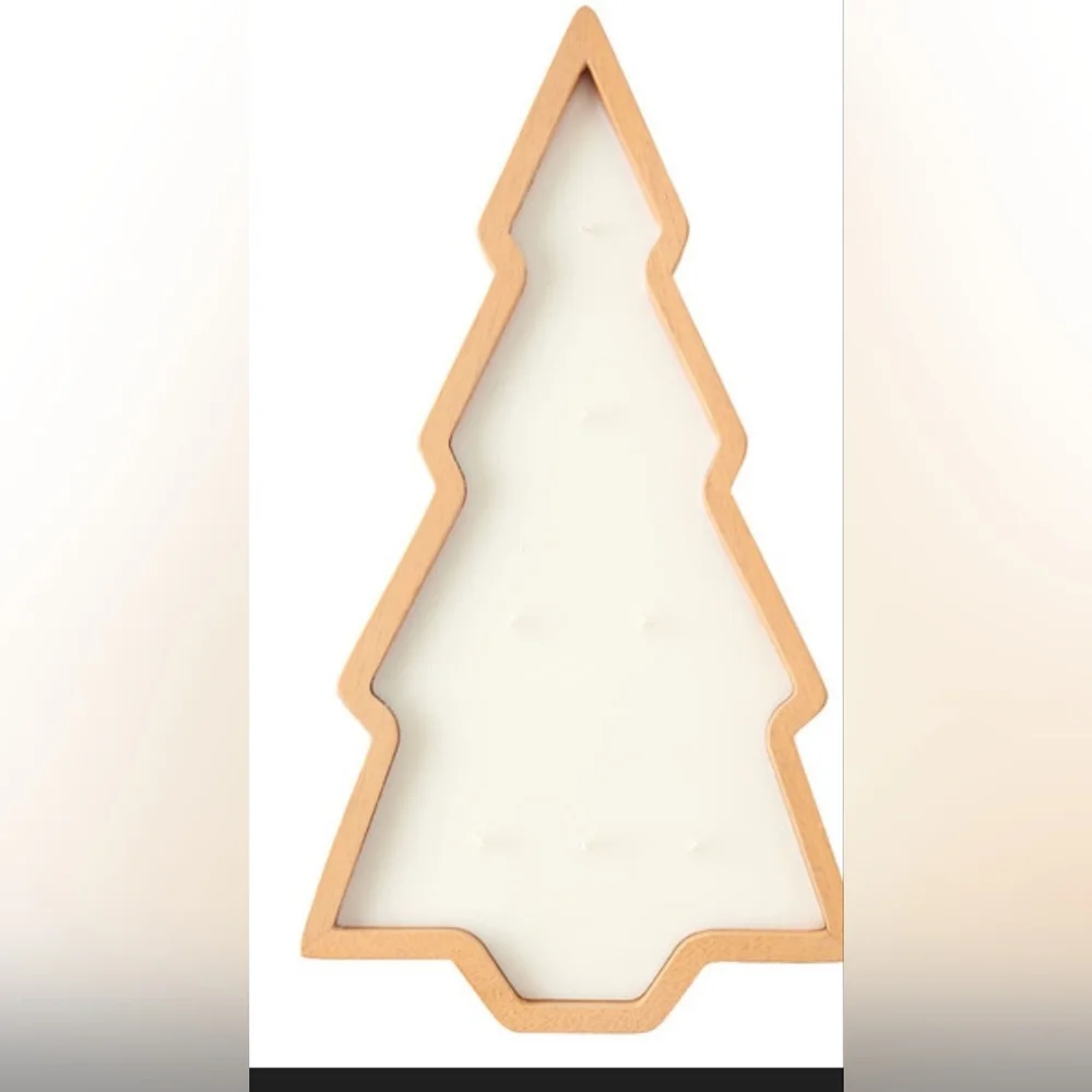 Kirkton House Large Balsam Birch Wooden Christmas Tree Scented Candle 32.1 oz